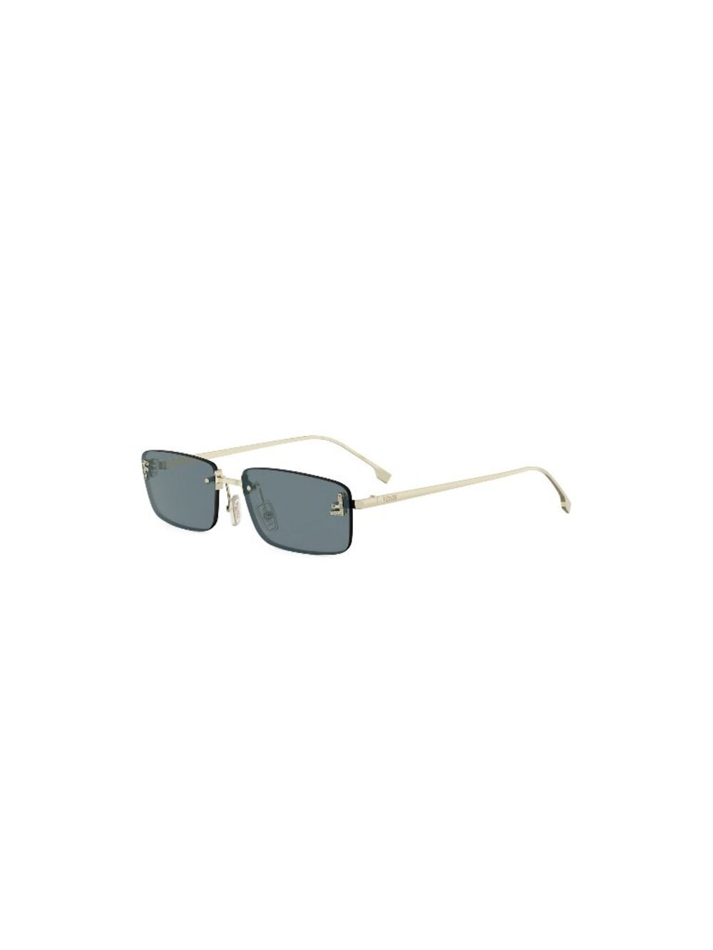 New FENDI Women's Sunglasses Metal Frame FIRST CRYSTAL FE4172US 32V 54 Gold